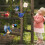 Ensemble de 5 oiseaux en métal fabriqués à la main pour 6