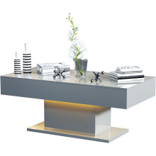 Modern Grey Coffee Table for Living Room
