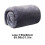 Grey Rechargeable Heating Blanket Wearable Cloak Flannel 3 2