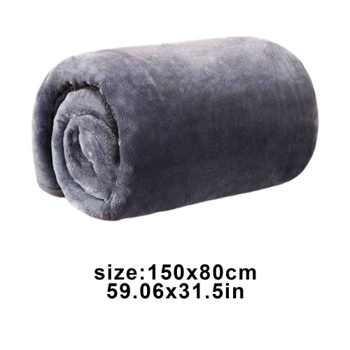 Grey Rechargeable Heating Blanket Wearable Cloak Flannel 3 1