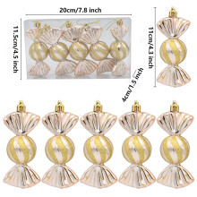 Glass Hanging Ornament Decorative Gift Box Candy Prop