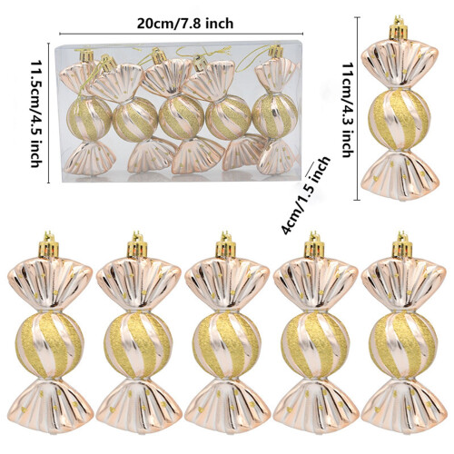 Glass Hanging Ornament Decorative Gift Box Candy Prop