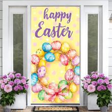 Easter Door Cover 90 x 180 cm Polyester Decor