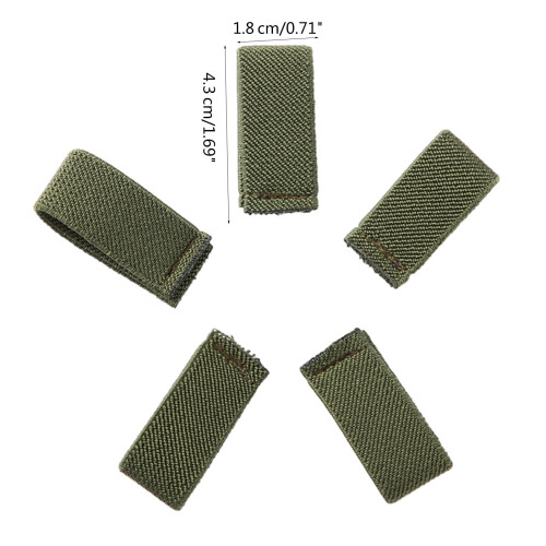 Nylon Belt Loop Keeper Pack of 5 2