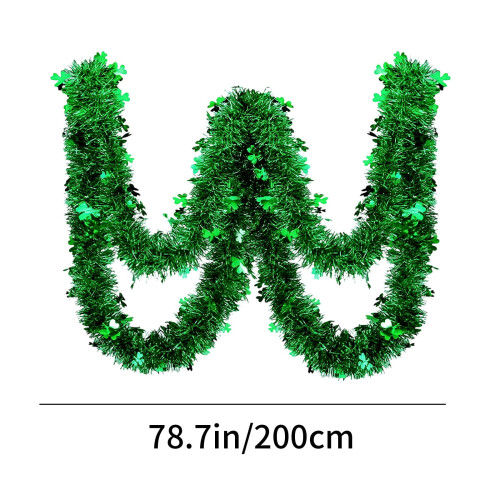 Green Plastic Decorative Ribbon 200cm (2 Pack) 2
