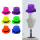 Top Hat Purple Fluorescent Holiday Party Hat 2