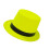 Fluorescent Ribbon Fedora Hat - One Size 5