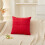 Striped Polyester Pillowcase 45x45cm Embossed 5