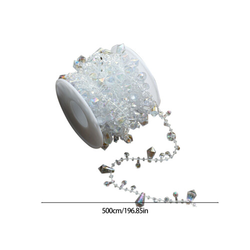 Clear Plastic Bead Chain 5m – DIY Christmas & Wedding 2