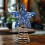 Star Tree Topper Red White Blue Glitter 1 Pack 4