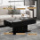 Modern Black Coffee Table for Living Room 10