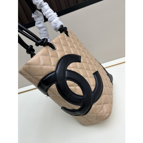 Chanel Cambon Small Tote Black/White 1