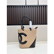 Chanel Cambon Small Tote Black/White