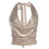 Elegant Comfortable Polyester Vest Adjustable Sizing-L Khaki 1