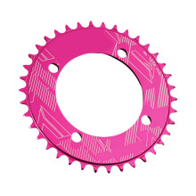 Bike Positive and Negative Teeth Chainwheel Bike-Pink 38T