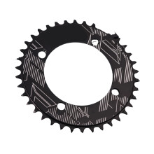 32T/34T/36T/38T 104BCD Bicycles Round Shape Narrow-Black 38T