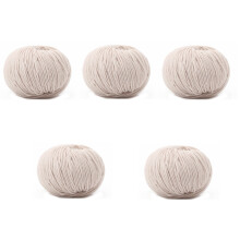 5Roll Long Fibers Knitting Yarn Acrylic Yarn 109.36Yard-gravel