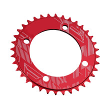 Bicycles 104BCD Crank Narrow Wide Chainring-Red 36T