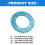 Bicycles 104BCD Crank Narrow Wide Chainring-Red 32T 3