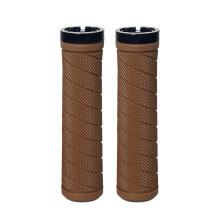 Antislip Bicycles Handlebars Grip Bikes Handle-dark brown