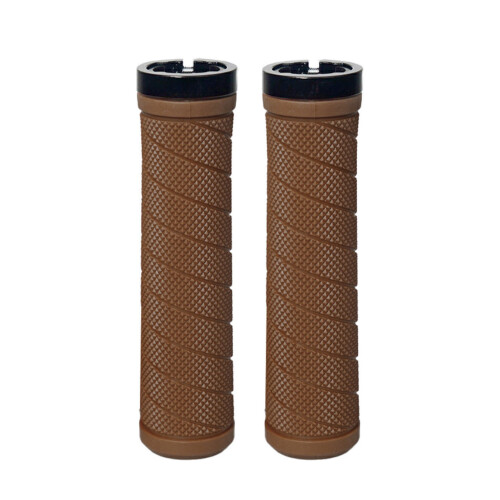 Antislip Bicycles Handlebars Grip Bikes Handle-dark brown