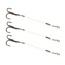 3pcs High Carbon Steel Professional Fishing Hook Set with-10CM