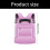 Oxford Fabric Adjustable Ski Safety Harness Backpack Strap-Pink 3