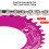 Bicycles 104BCD Crank Narrow Wide Chainring-Red 32T 6