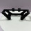 Wall Mount Racket Holder for Efficient Space Saving-black 5