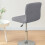 Elastic Bar Stool Cover Polyester Spandex Materials-Wine red 2