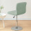 Elastic Bar Stool Cover Polyester Spandex Materials-Wine red 4