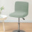 Elastic Bar Stool Cover Polyester Spandex Materials-Wine red 6