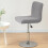 Elastic Bar Stool Cover Polyester Spandex Materials-Wine red 7