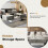 Modern Coffee Table with Large Storage for Living Room 6