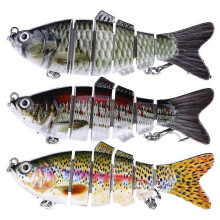 3pcs Simulated Baits Durable Fishing Lures Portable Bionic Baits Life-like Bait Fishing Supplies for Outdoor (random Color)