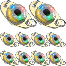 10 Pieces Led Fishing Lures Fishing Spoons Lighted Bait Flasher
