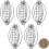 Inline bait feeder for fishing with 5-piece method feeder set 1