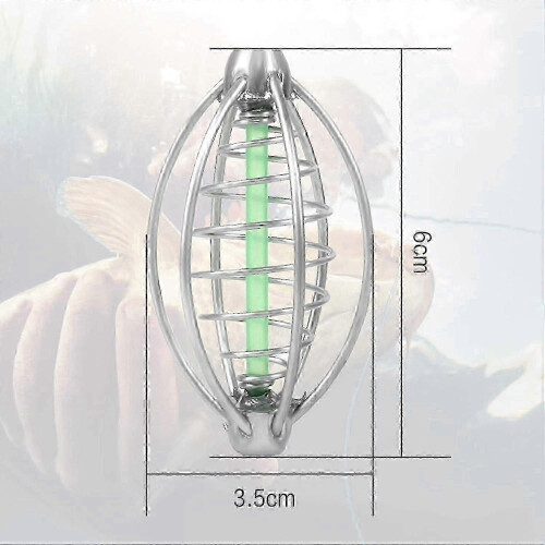 Inline bait feeder for fishing with 5-piece method feeder set 2