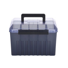 (Model C) Portable Wood Shrimp Lure Baits Box Waterproofs Fishing Lure Organizers Light Weights Fishing Tackle Box Easy to Carry