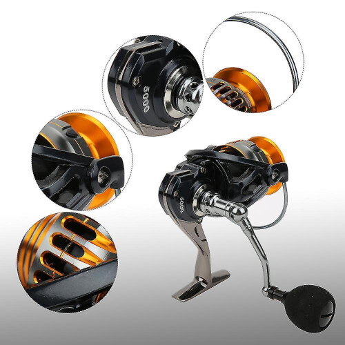 Left/right Interchangeable Metal Spinning Fishing Reel Fish Bait High Speed Casting Wheelfbe5000 1