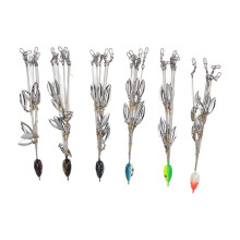 Nimomo Umbrella Rig Kit Lures Bait for Bass with 5 Arms 8 Blades for Stripers Fishing