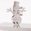 Deer and Snowman Stocking Hooks Iron Fireplace Tree Hooks 5