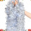Silver Christmas Tinsel Garland 6 Pack 1.8m 1