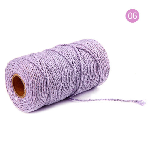 Snoet Macramé-snor 2 mm lyslilla 91,5 m