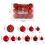 Glass Christmas Ball Ornaments Large 50PCS 4