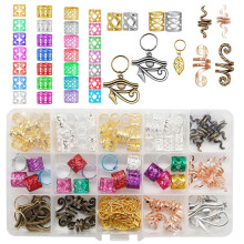 Braid Hair Charms Multicolor 116 Pieces