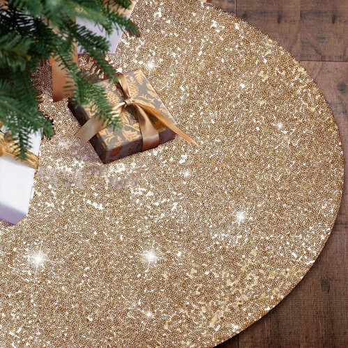Rutschfester Samt-Weihnachtsbaumrock, 61 cm (24 Zoll) 1