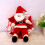 Retro Christmas Tree Ornament Red White Parachute Charm 1 3