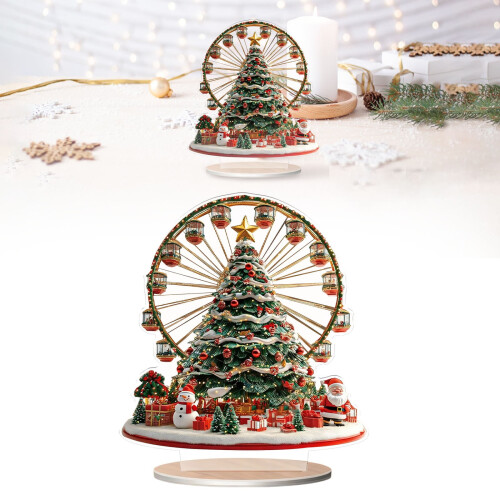 Ornamente acrilice pentru brad de Crăciun 17–18,7 cm