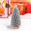 Silver Christmas Tree Desktop Decoration Plastic 21x8x8 cm 4